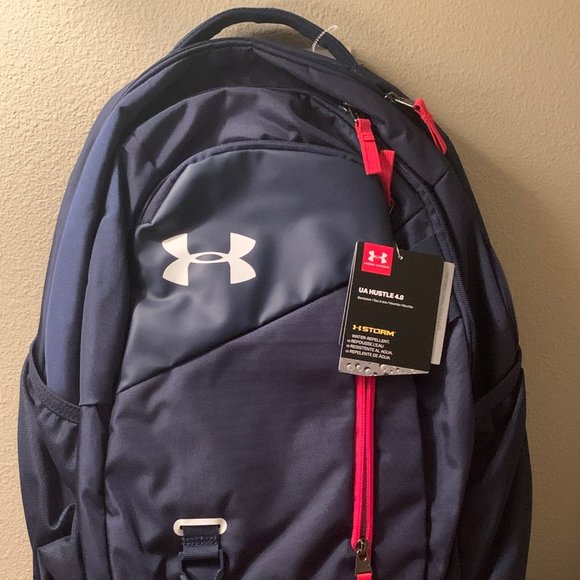 Under Armour Hustle 4.0 Backpack - NWT - Picture 1 of 5